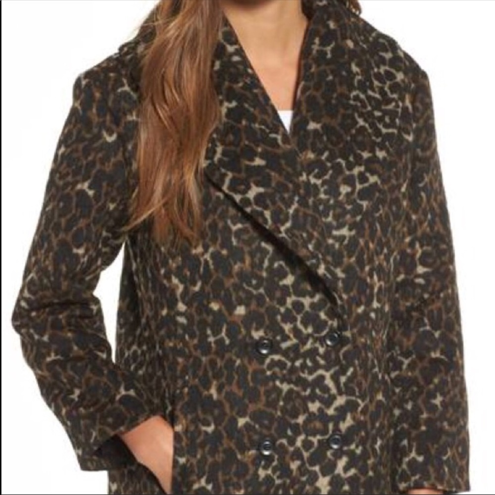 Hinge Animal Print Coat